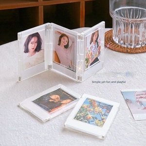 Cornice Fotografica Geometrica in ABS con Magnete per Frigorifero, <span class=keywords><strong>Portafoto</strong></span> da 3 Pollici, Clip Magnetica per Decorazione Casa - Product Image 5