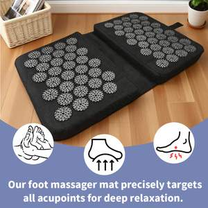 Juego de masaje de pies para deportes y entretenimiento, masajeador corporal, esterilla de acupresión con espuma de algodón PP y puntas de plástico ecológicas - Product Image 4