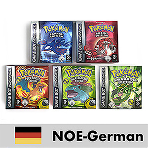 USA FRA EUR NOE ESP ITA IC SAVE CART Leaf Green Fire Red Ruby Emerald SAPPHIRE box pour Gba - Product Image 6