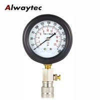 Kit de testeur de cylindre de voiture Moteur 0-300PSI Manomètre de moto Kit de détection double Test d'essence M10 M12 M14 M18 Adaptateur
