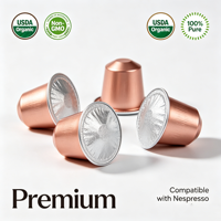 Heetverkopende Ceremoniële Pure Matcha Latte Capsules voor Espressomachines, compatibel met Nespresso Pods, afslankthee, bulkverpakking