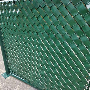 Panneau de clôture d'intimité en <span class=keywords><strong>PVC</strong></span>, ruban de clôture en mailles de chaîne, bande d'intimité de jardin, décoration, résistance aux UV, PE 3D - Product Image 1