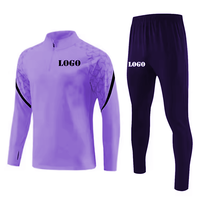 Ensemble de survêtement de sport imprimé de haute qualité en tissu uni, veste d'entraînement personnalisée, tenue de sport chaude et personnalisable pour la course à pied – Meilleures ventes