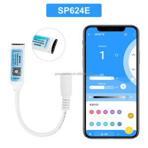 SP624E RGBW LED Strip <span class=keywords><strong>Controller</strong></span> Dimmer <span class=keywords><strong>Mini</strong></span> App <span class=keywords><strong>Controller</strong></span> DC5-24V per RGBW LED Strip Tape barra luminosa stroboscopica - Product Image 5