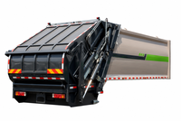 Camion compacteur à ordures diesel 20-22cbm avec grande capacité, norme d'émission Euro 6, transmission 6x4 pour la gestion des déchets urbains