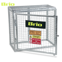 Gabinetes de Almacenamiento para Cilindros de Gas Galvanizados para Exteriores, Directo de Fábrica, con Jaulas de Seguridad y Modelado 3D, Soluciones de Gabinetes Personalizadas