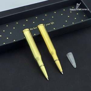 Bolígrafo Metálico de Diseño Premium con Punta de Bala, Personalizable, Dorado, para Coleccionables y Regalos Corporativos - Product Image 4