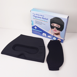 Gorra de migraña de terapia fría y caliente con juego de máscara para los ojos, envoltura para la cabeza portátil y cojín de masaje para aliviar el dolor de cabeza - Product Image 3