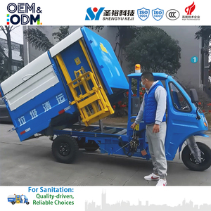 3.5m&sup3; 3-Wheel China <strong>Garbage</strong> <strong>Trucks</strong> | Electric Self-Discharging <strong>Garbage</strong> Tricycle | <strong>Garbage</strong> <strong>Truck</strong> Side Loader - Product Image 3