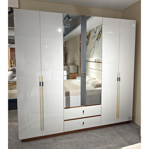 Ensemble de <span class=keywords><strong>chambre</strong></span> à coucher complet de luxe simple et contemporain, lit double king size, rangement à domicile, meubles de <span class=keywords><strong>chambre</strong></span> à coucher en bois modernes et luxueux - Product Image 5