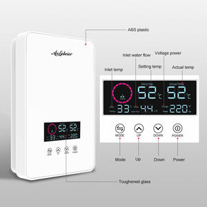 Calentador de Agua de 220V y 8000W con Suministro Multipunto para Baños, Pantalla LED con Dos Indicadores de Temperatura, Agua Caliente Ilimitada - Product Image 2