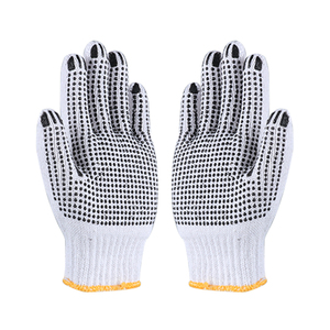 Guantes tejidos de poliéster con puntos de PVC <span class=keywords><strong>en</strong></span> <span class=keywords><strong>La</strong></span> Palma - Product Image 3