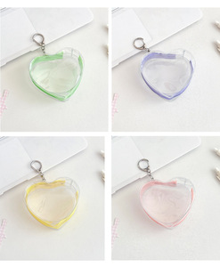 Pochette transparente pour bibelots, porte-clés en PVC, mini pochette étanche à fermeture éclair, boîte à monnaie, sac de rangement pour figurines en peluche, pendentif breloque - Product Image 5