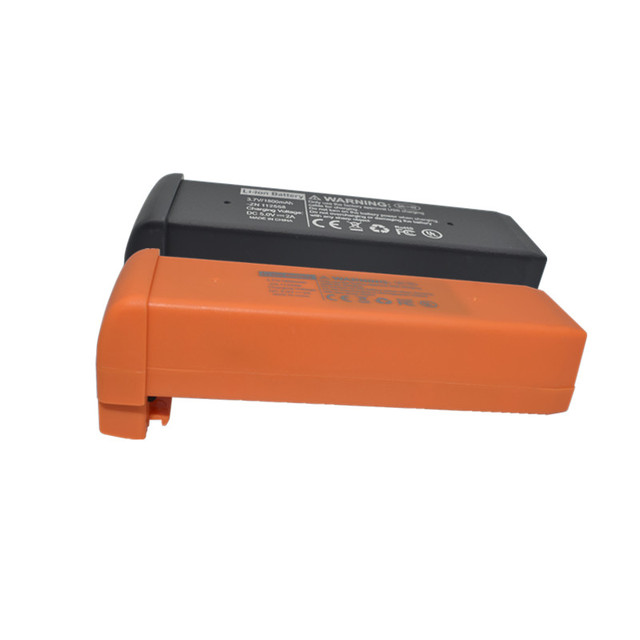 Original S156 Drone Battery 3.7V 1800mAh Lipo Rechargeable Battery for S156 Drone Has Orange and Gray Two Color Battery