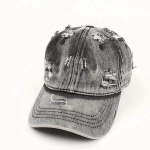 Casquette de baseball vintage en jean, style Dad Hat, personnalisée, délavée et vieillie, unisexe, sportive, formelle, toutes saisons, vente en gros - Product Image 3