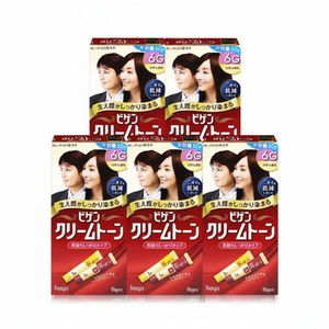 Set 5 pezzi di sale Vigencremton capelli 60g marrone naturale - Product Image 1