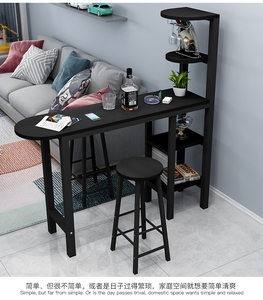 Home Center Bartisch Möbel für Zuhause Cocktailbar Theke Tisch - Product Image 2