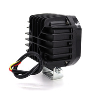 Phare LED de conduite pour motos, feu avant, avec yeux d'ange DRL, couleur Halo en option, blanc, jaune, bleu et rouge
