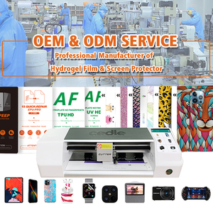 Op Maat Gemaakte Volautomatische Mobiele Telefoon Schermbeschermer Snijden Tpu Hydrogel Film Skin Sticker Plotter Machine Voor Camera Pc - Product Image 1