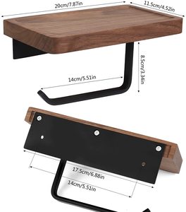 Porte-<span class=keywords><strong>papier</strong></span> <span class=keywords><strong>toilette</strong></span> en noyer avec étagère de rangement pour meuble de salle de bain <span class=keywords><strong>Distributeur</strong></span> de <span class=keywords><strong>papier</strong></span> et de rouleaux de qualité hôtelière - Product Image 1