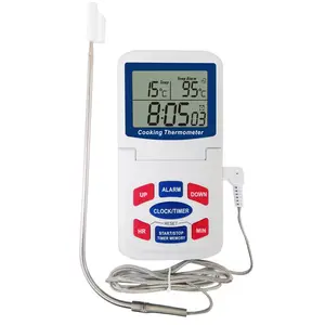 Termometro digitale per la cottura con termometro digitale multiuso per la temperatura dello stelo
