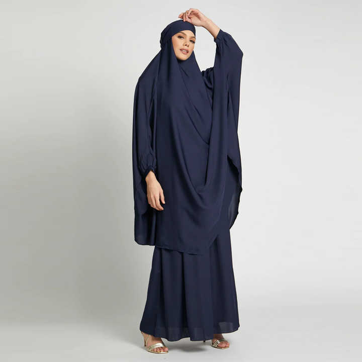 blue burqa dress Blue One Piece Women's Prayer Dress | Womens Abaya | Burqa main image 0