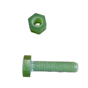 Le plus chaud haute résistance FRP GRP isolation boulons en fibre de verre écrous époxy fibre de verre rondelle G10 tige filetée barre vis en fibre de verre - Product Image 1
