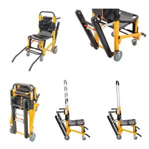 Camilla de escalera con marco de aluminio portátil ligero certificado ISO13485 <span class=keywords><strong>Manual</strong></span> para ambulancias de rescate de emergencia lugares deportivos - Product Image 2