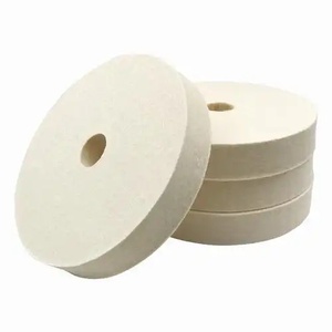 Disco de fieltro de lana para pulido de mármol y piedra para amoladora angular, herramientas a precio mayorista - Product Image 1