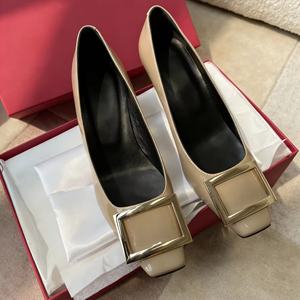 Chaussures de mariage sexy en cuir véritable de haute qualité pour femme, talons aiguilles élégants à bout pointu, mode estivale - Product Image 5