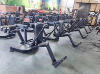 Équipement de gymnastique plaque de musculation commerciale chargée assis Dip Triceps presse Machine