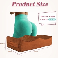 Coussin de siège en mousse à mémoire de forme en U, certifié Oeko-Tex, pour la récupération post-chirurgicale du lifting fessier brésilien (BBL) – Vente chaude directe usine