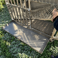 Cage pour chien modulaire professionnelle chenil en métal grands transporteurs pour adultes grands chats chiens assemblage facile Cage pour chien avec boîte d'emballage