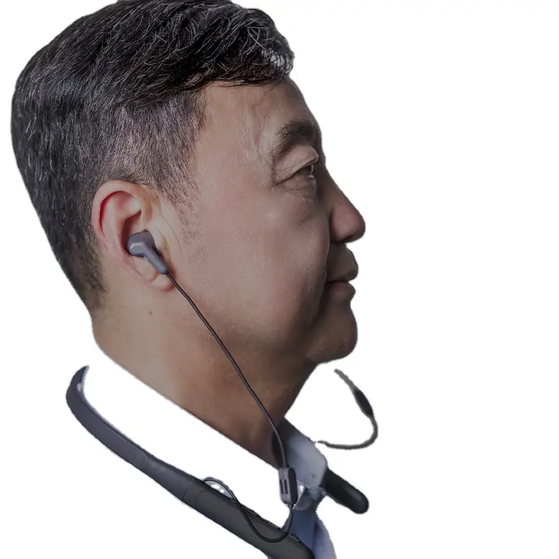 Prothèses auditives numériques 16 canaux BT5.3 Neckband 3 Modes Amplificateur Rechargeable Suppression du bruit pour les personnes âgées Surdité sévère