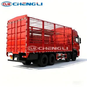 Camión de Transporte de Ganado 31T 8x4, Transportador de Animales con Plataforma Hidráulica Multinivel - Product Image 3