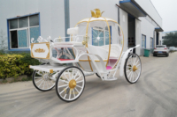 Chariot de Cendrillon électrique pour événement de mariage