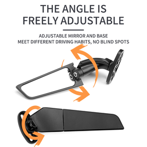 Gran oferta de piezas de motocicleta, <span class=keywords><strong>espejos</strong></span> de ala de tamaño pequeño, <span class=keywords><strong>espejos</strong></span> de carreras deportivos giratorios, espejo retrovisor de aluminio CNC para motocicleta - Product Image 4