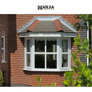 Mới nhất thiết kế hiện đại phòng ngủ đôi kính cách âm cửa sổ pháp bay cửa sổ nhôm cửa sổ - Product Image 1