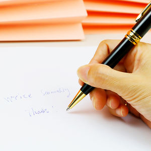 Bolígrafo de Punta Redonda Delgada con Giro Cruzado, Venta Caliente 2025, Metal Dorado/Plateado/Blanco, Logotipo Personalizado, Ancho de Escritura de 0.7 mm, Tinta Azul, Promocional - Product Image 2