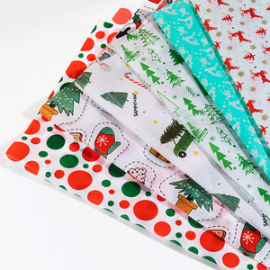 17g Christmas Themed <b>tissue</b> <b>Paper</b> With Trees Mittens Reindeer Polka Dots clothing gift wrapping <b>paper</b> custyomizable - Product Image 1