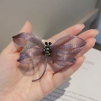 Broches de créateur en strass de cristal, série Forêt, broche libellule, épingles à revers insectes, décoration de vêtements de costume