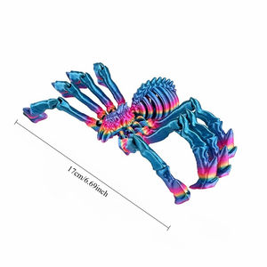 Modellino Ornamentale Retrattile a Forma di Ragno Stile Mid-Century Modern Stampato in 3D, Giocattolo Simulato per Laurea e Condoglianze - Product Image 3