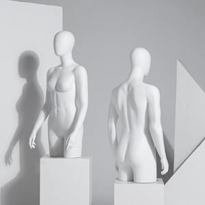 Dernier prix d'usine <span class=keywords><strong>Mannequin</strong></span> du haut du corps en fibre de verre <span class=keywords><strong>Mannequin</strong></span> <span class=keywords><strong>buste</strong></span> détachable pour hommes et femmes avec tête - Product Image 2