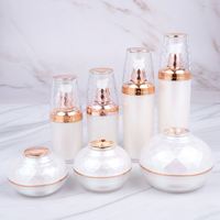 Échantillon Gratuit en Stock – Pots de Crème Acrylique de Luxe Blanc Perle Marque Sengmi 30g 50g 120g – Petits Pots de Maquillage et Soins de la Peau
