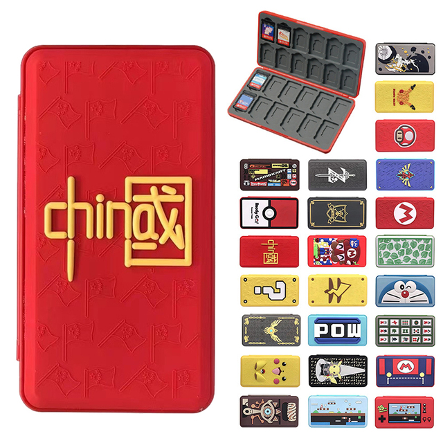 24 in 1 Gaming Card Box for Nintendo Switch Memory Cards Cover Case