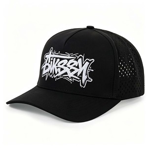 Custom <b>Waterproof</b> Waxed Cotton Baseball <b>Cap</b> with 3D Embroidery Logo-Hip Hop Outdoor Style Unisex - Product Image 3