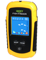 Détecteur de poissons Sonar 100M Détecteur de poissons portable Leurre de pêche Sondeur de pêche Transducteur d'alarme Pêche en mer