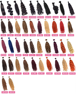 ผมมนุษย์หยักศกยาวมัดมือ12-26นิ้ว100กรัมมัดผมเรมี่อนุญาตได้ - Product Image 6