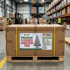 <span class=keywords><strong>Sapin</strong></span> de Noël en PE floqué épais de 2,3 m pré-éclairé, lumières LED intégrées, installation facile sur pied, <span class=keywords><strong>prix</strong></span> d'usine de gros pour l'exportation - Product Image 6