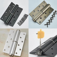 Charnière hydraulique invisible à amortisseur réglable pour portes cachées, charnière à fermeture douce